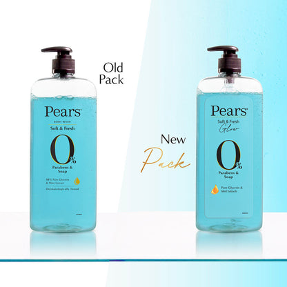 Pears Pure & Gentle Body Wash with Mint Extract