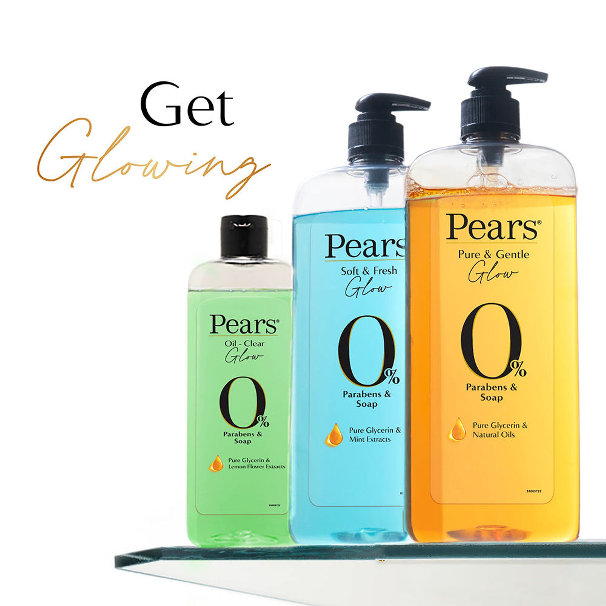 Pears Pure & Gentle Body Wash with Mint Extract