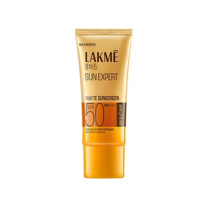 Lakme Matte Sunscreen SPF 50 PA+++, Niacinamide,UVA/B Protection,For Normal To Oily Skin
