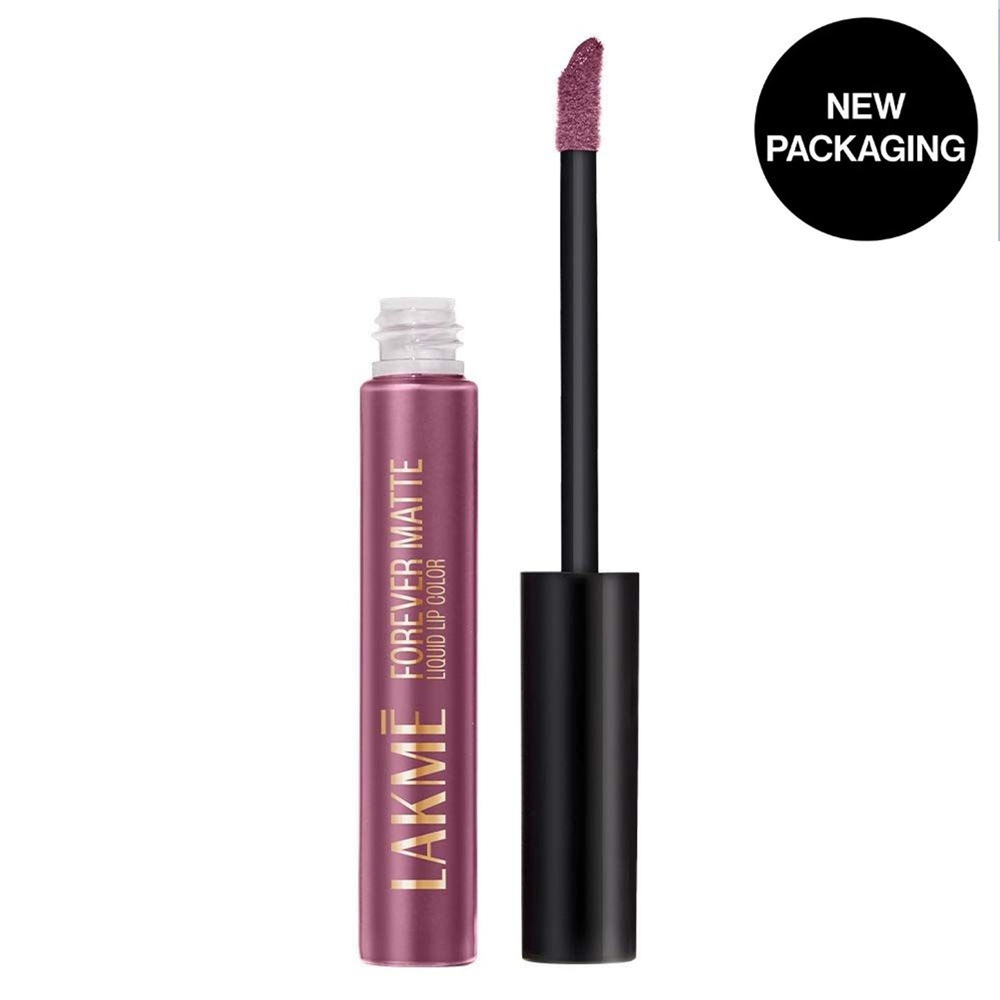 Lakme Forever Matte Liquid Lip Color, 16Hr Lipstick, Lightweight & Transferproof - Mauve Fling