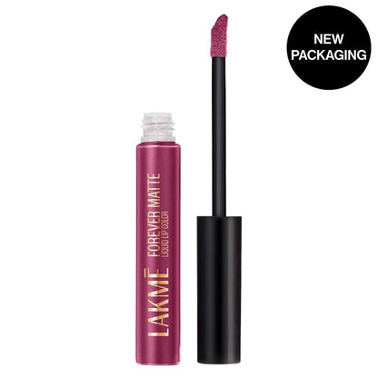 Lakme Forever Matte Liquid Lip Color, 16Hr Lipstick, Lightweight & Transferproof - Fuschia Chic