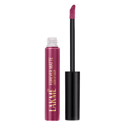 Lakme Forever Matte Liquid Lip Color, 16Hr Lipstick, Lightweight & Transferproof - Fuschia Chic