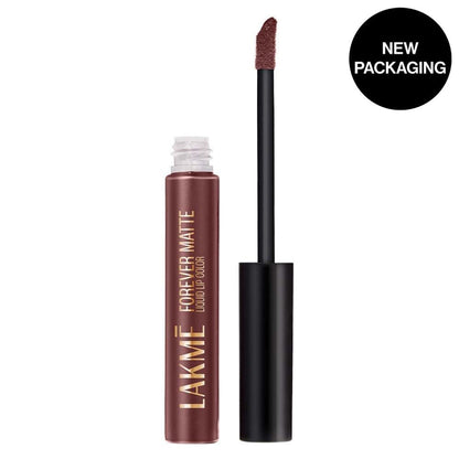 Lakme Forever Matte Liquid Lip Color, 16Hr Lipstick, Lightweight & Transferproof - Mauve Party