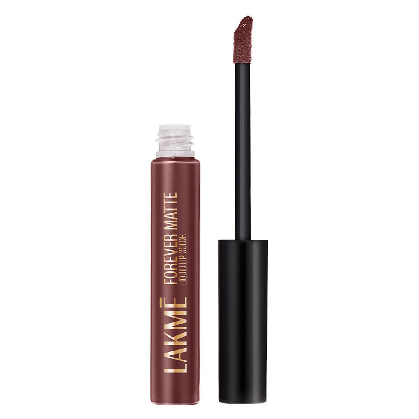 Lakme Forever Matte Liquid Lip Color, 16Hr Lipstick, Lightweight & Transferproof - Mauve Party