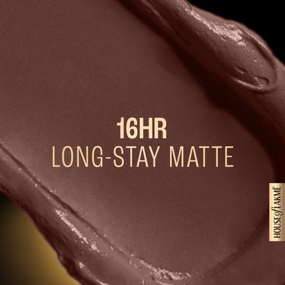 Lakme Forever Matte Liquid Lip Color, 16Hr Lipstick, Lightweight & Transferproof - Brown Espresso