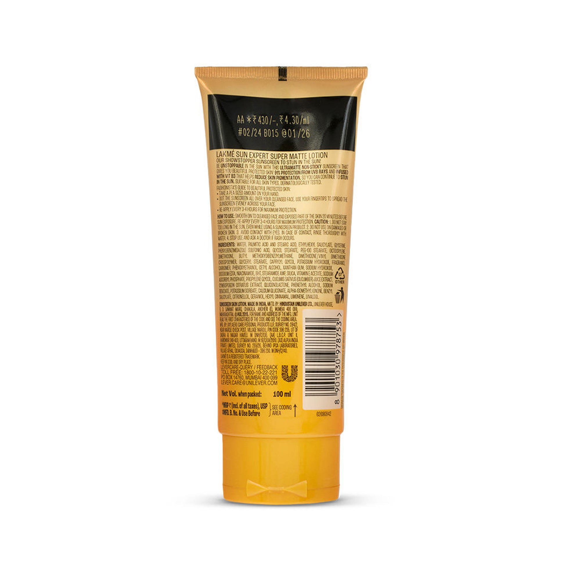 Lakme Sun Expert SPF 24 PA++ Ultra Matte Lotion Sunscreen