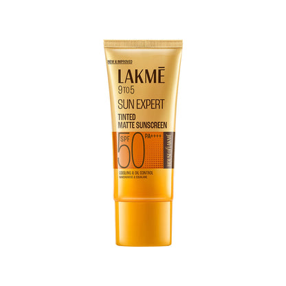Lakme Sun Expert Tinted Sunscreen SPF 50 PA +++, Broad Spectrum UVA/B protection