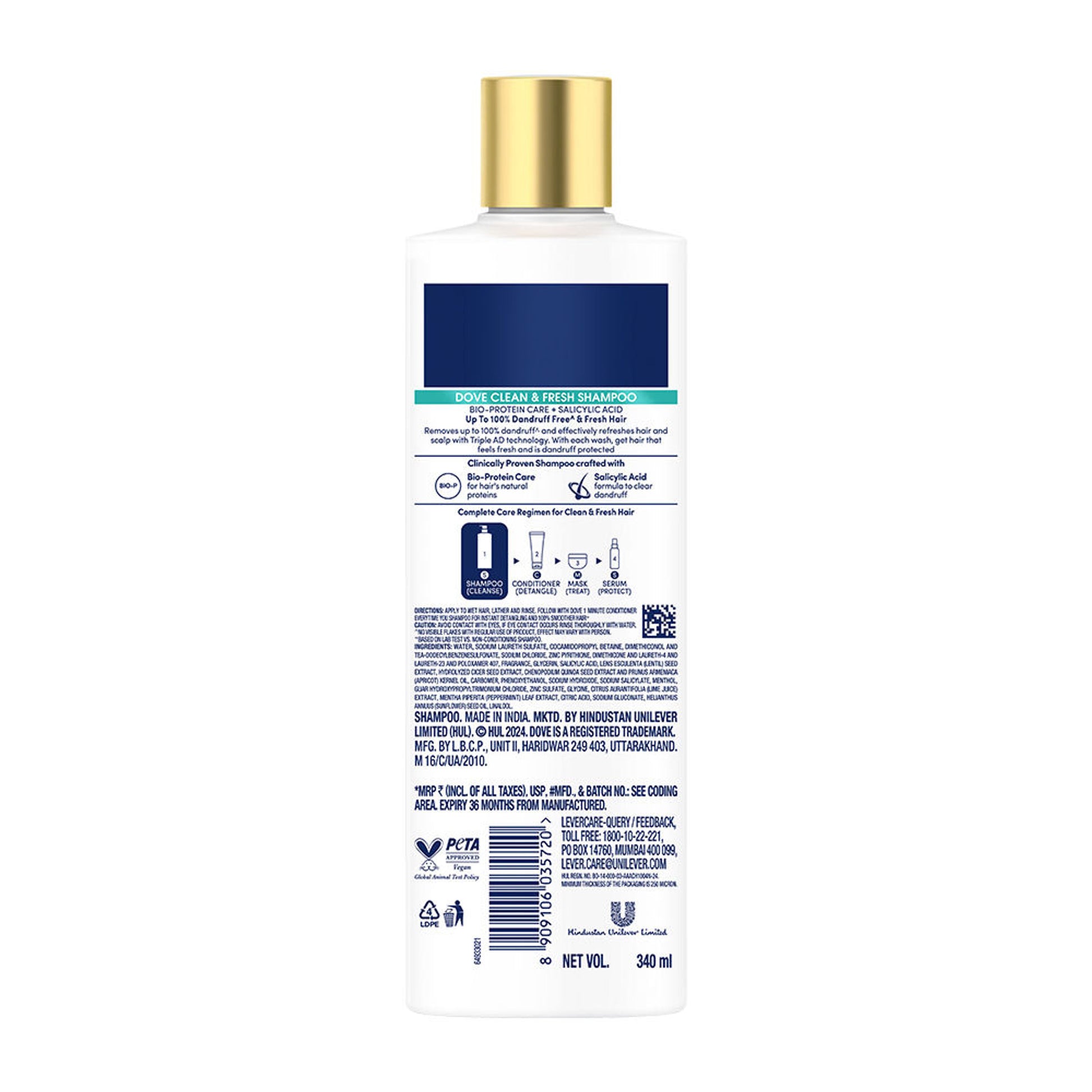 Dove Dandruff Clean & Fresh Shampoo