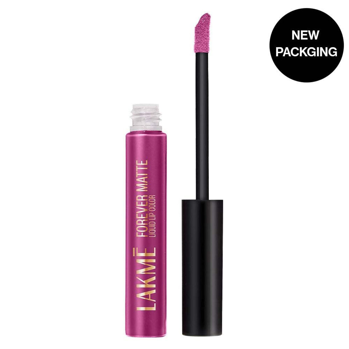 Lakme Forever Matte Liquid Lip Color, 16Hr Lipstick, Lightweight & Transferproof - Pink Trip