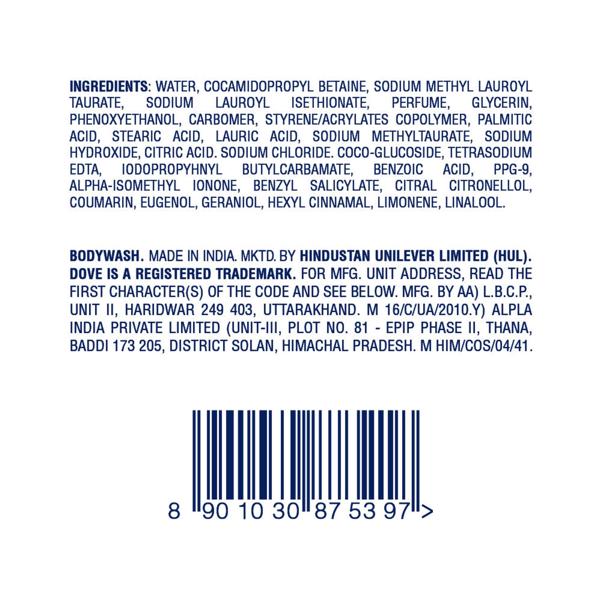 Dove Deep Moisture Body Wash