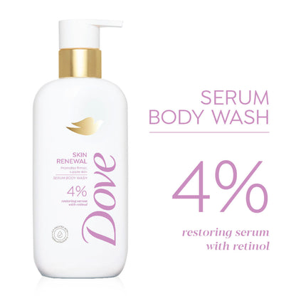 Dove 4% Restoring Serum With Retinol Skin Renewal Bodywash