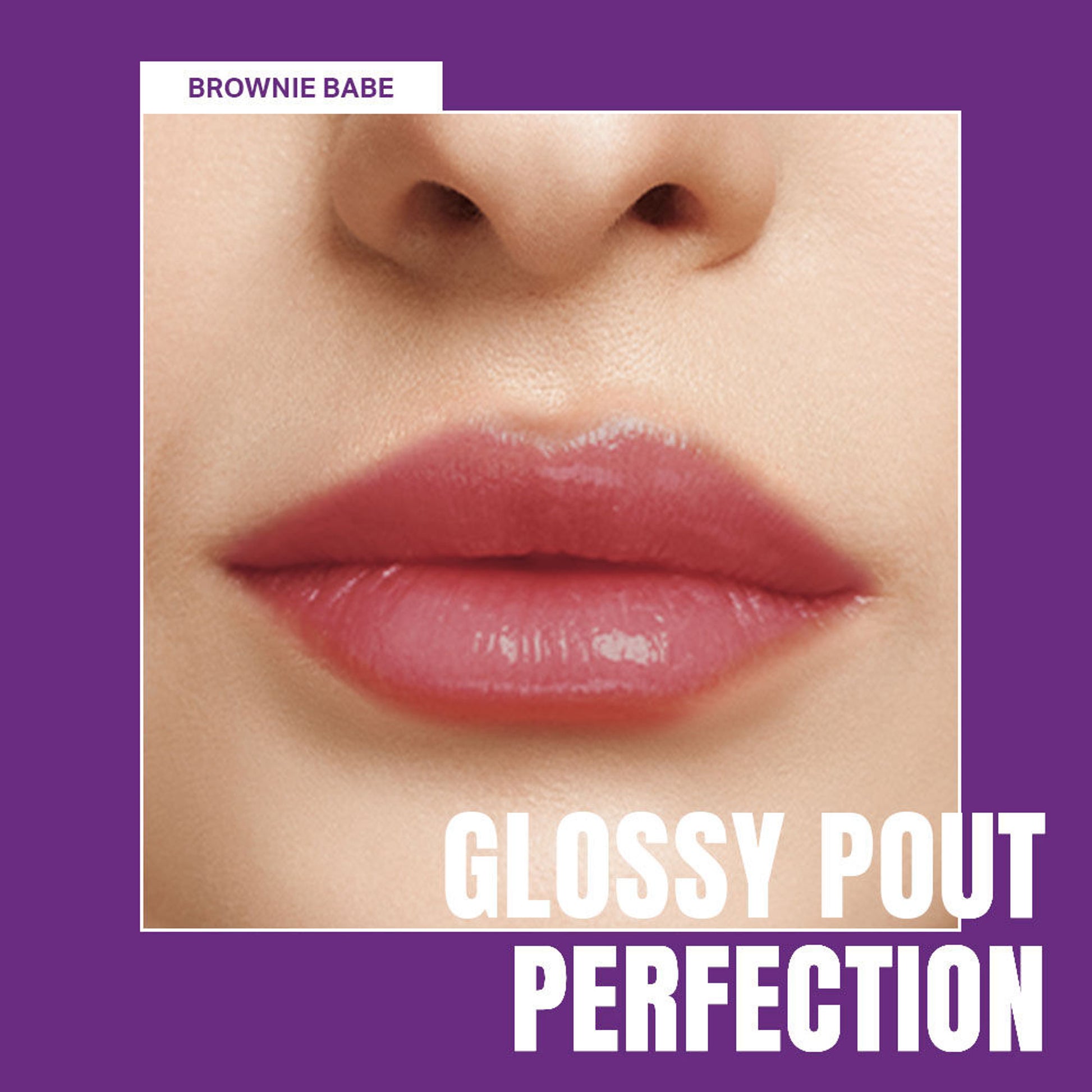 Elle 18 OMG Non sticky Tinted Lip Gloss with Jojoba Oil - Brownie Babe