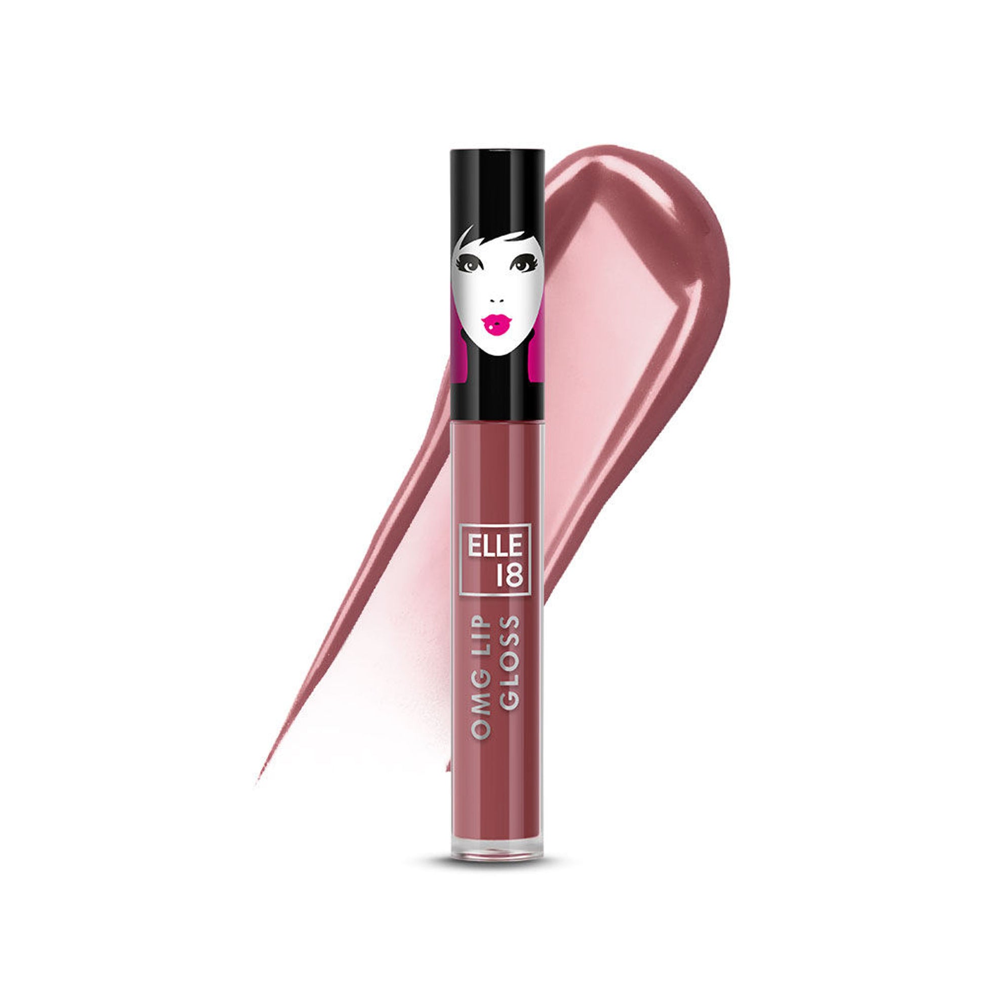 Elle 18 OMG Non sticky Tinted Lip Gloss with Jojoba Oil - Honeyed Hush