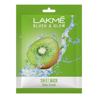 Lakme Blush & Glow Sheet Mask - Kiwi