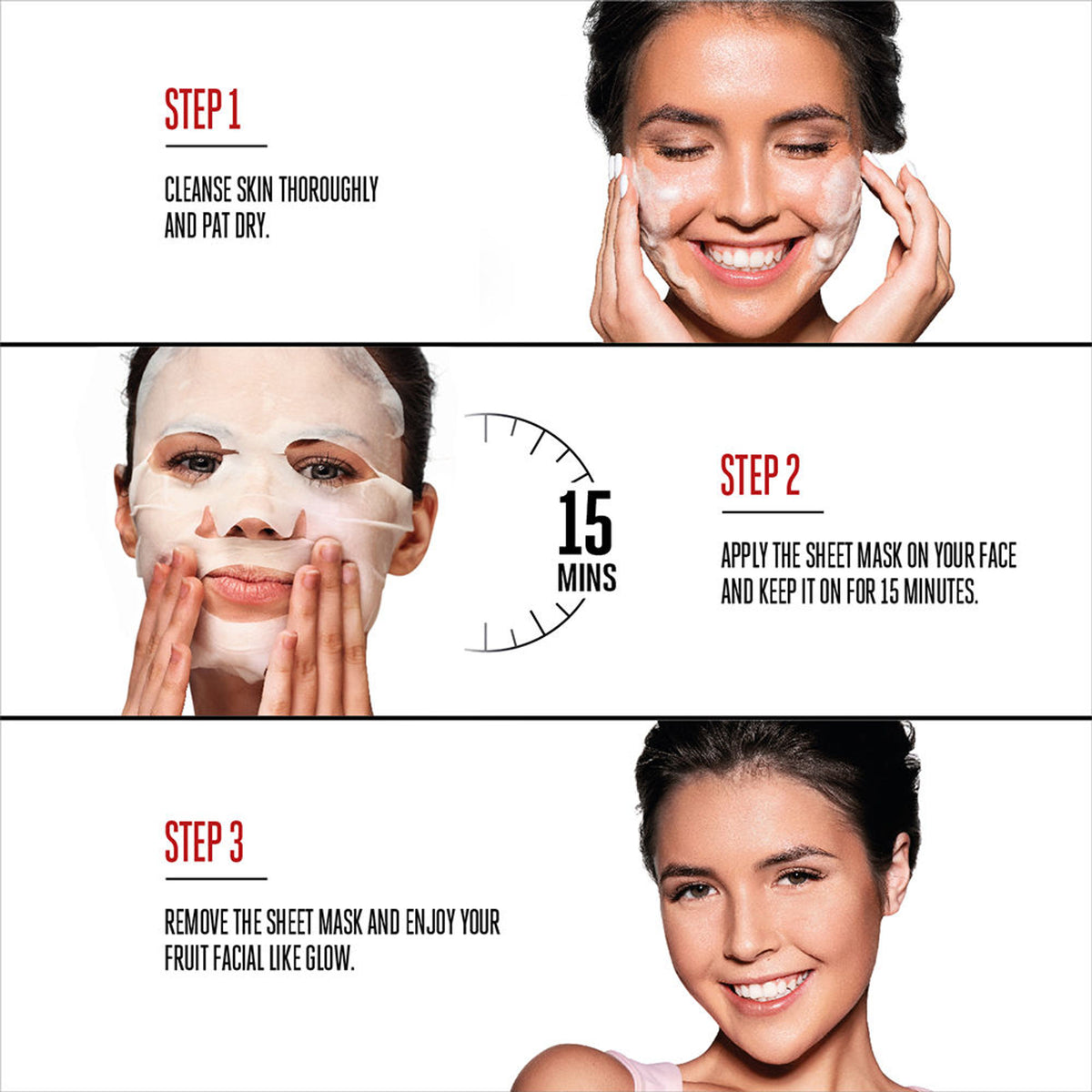 Lakme Blush & Glow Sheet Mask - Kiwi