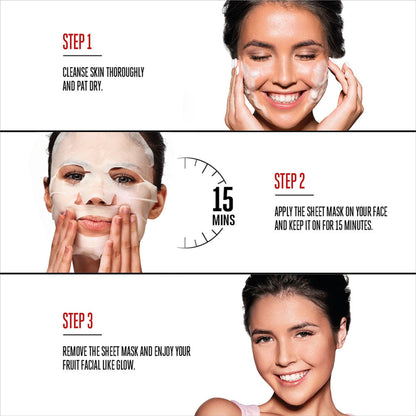Lakme Blush & Glow Sheet Mask - Kiwi