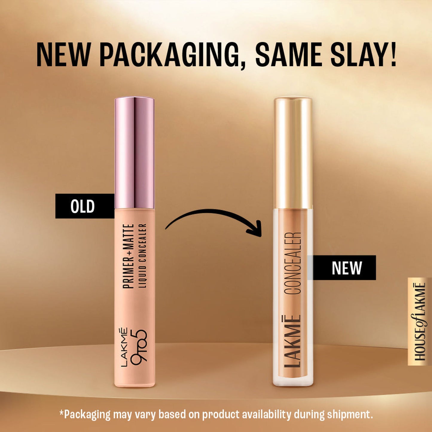 Lakme 9 To 5 Powerplay Priming Concealer ,Built In Primer, Hydrating - 34 Almond