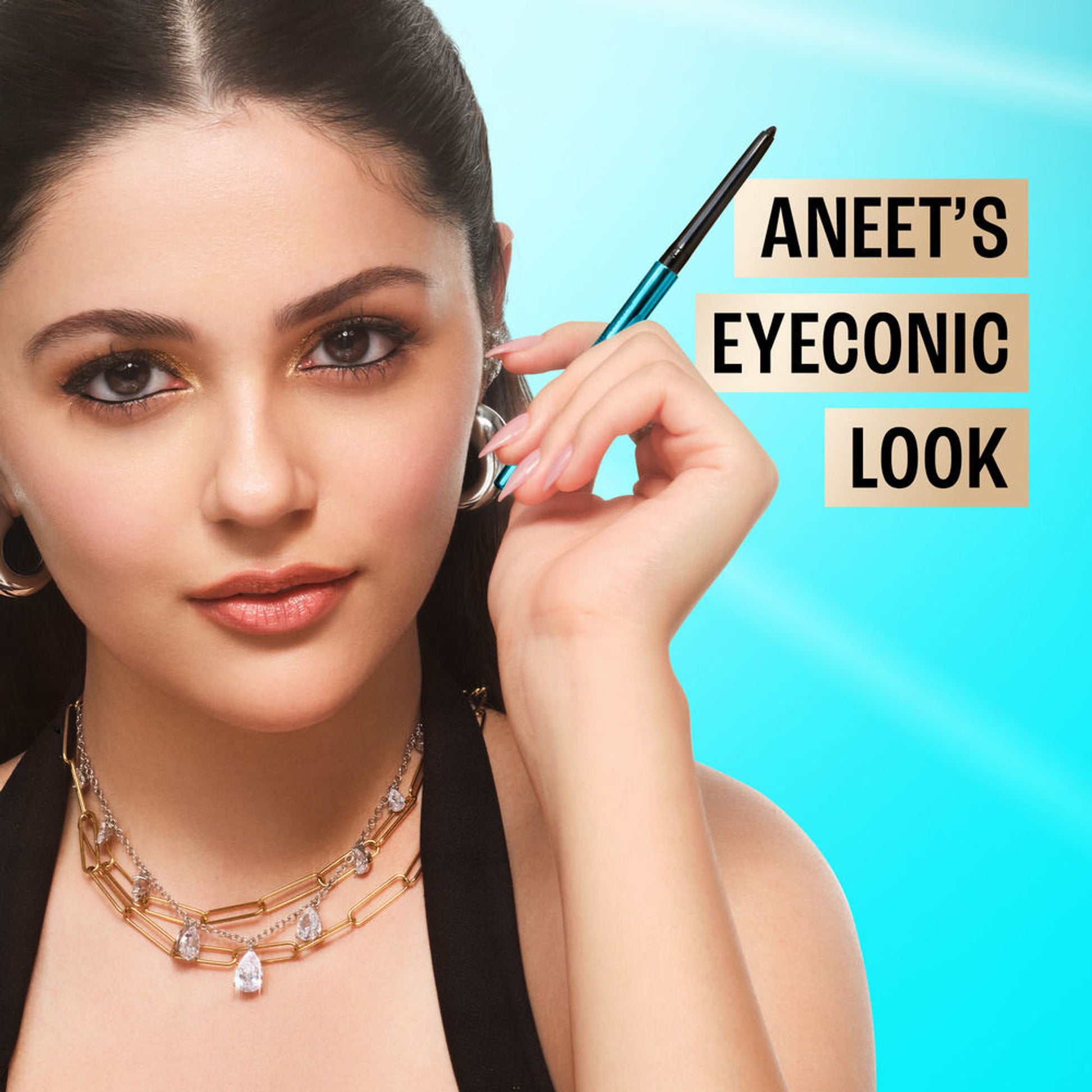 Lakme Eyeconic Kajal Deep Black Twist Up Pencil & Matte Finish - Pack of 2