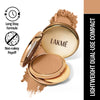 Lakme 9 To 5 Unreal Dual Cover Pressed Powder, 2 In 1 Compact + Foundation - 30 Cinnamon