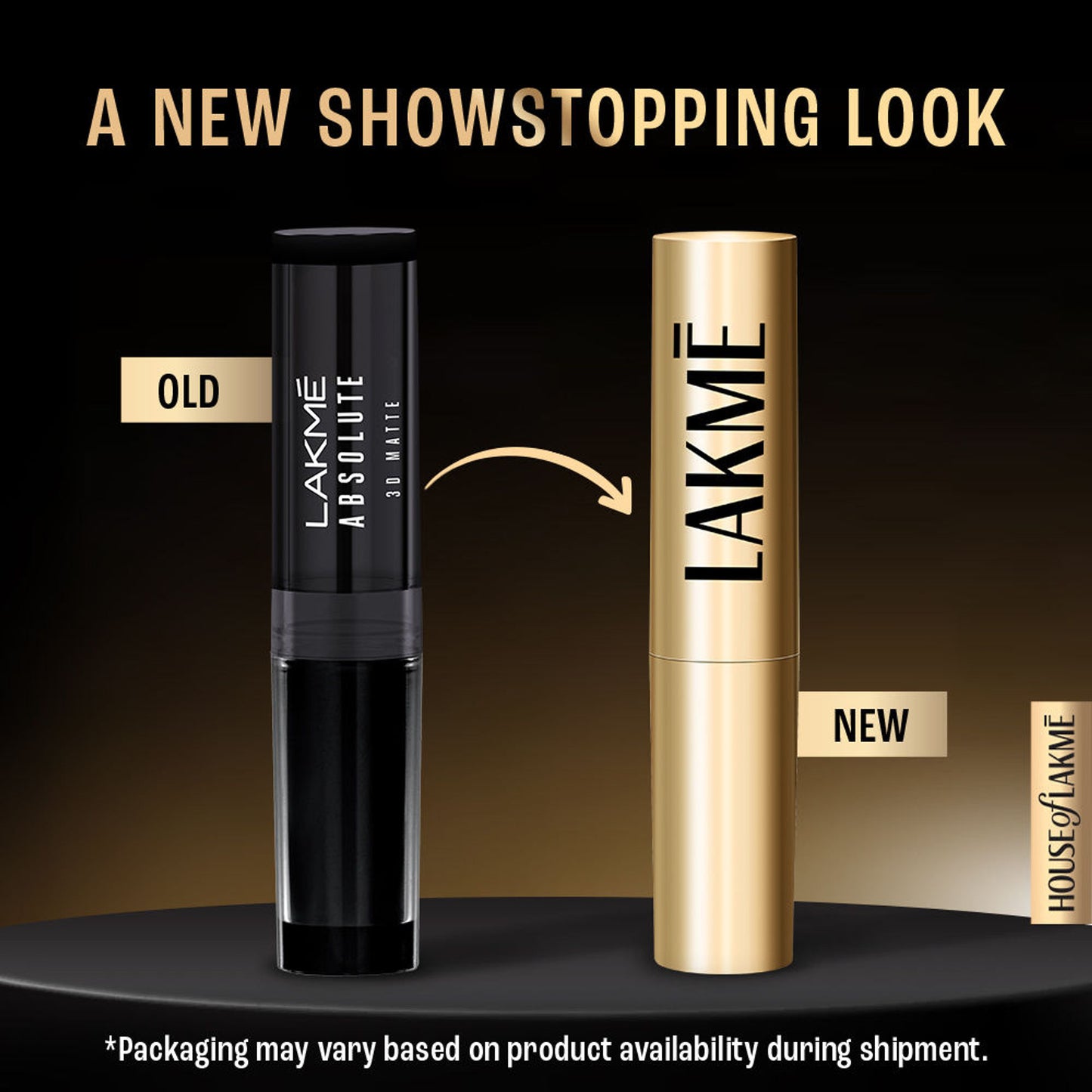 Lakme Unreal 3D Slim Bullet Lipstick, Matte Finish - 14 Nude Reign