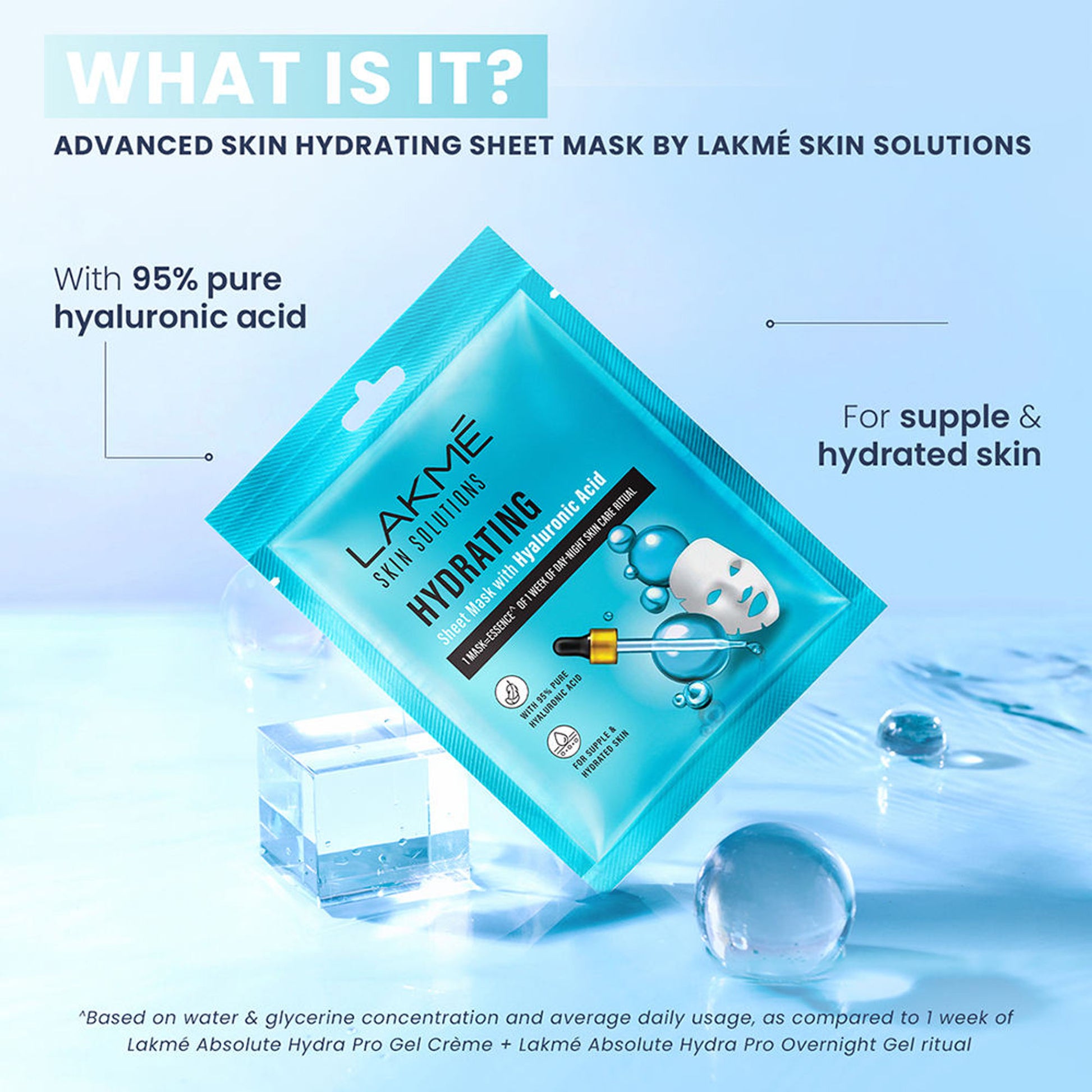 Lakme Skin Solutions Sheet Mask - Hydrating