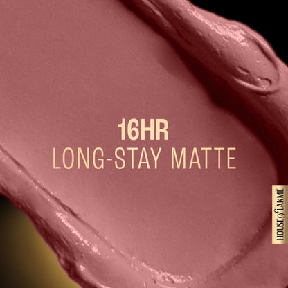 Lakme Forever Matte Liquid Lip Color, 16Hr Lipstick, Lightweight & Transferproof - Color Nude bloom