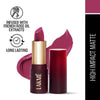 Lakme Forever Matte Lipstick, Made With French Rose Oil Extracts - Mauve Love