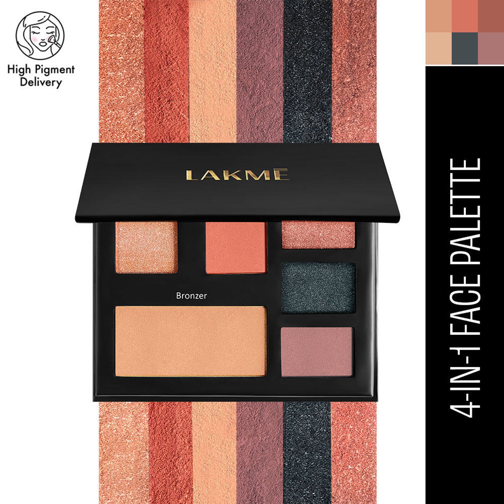 Lakme Glitterati Face Palette - Night Diva