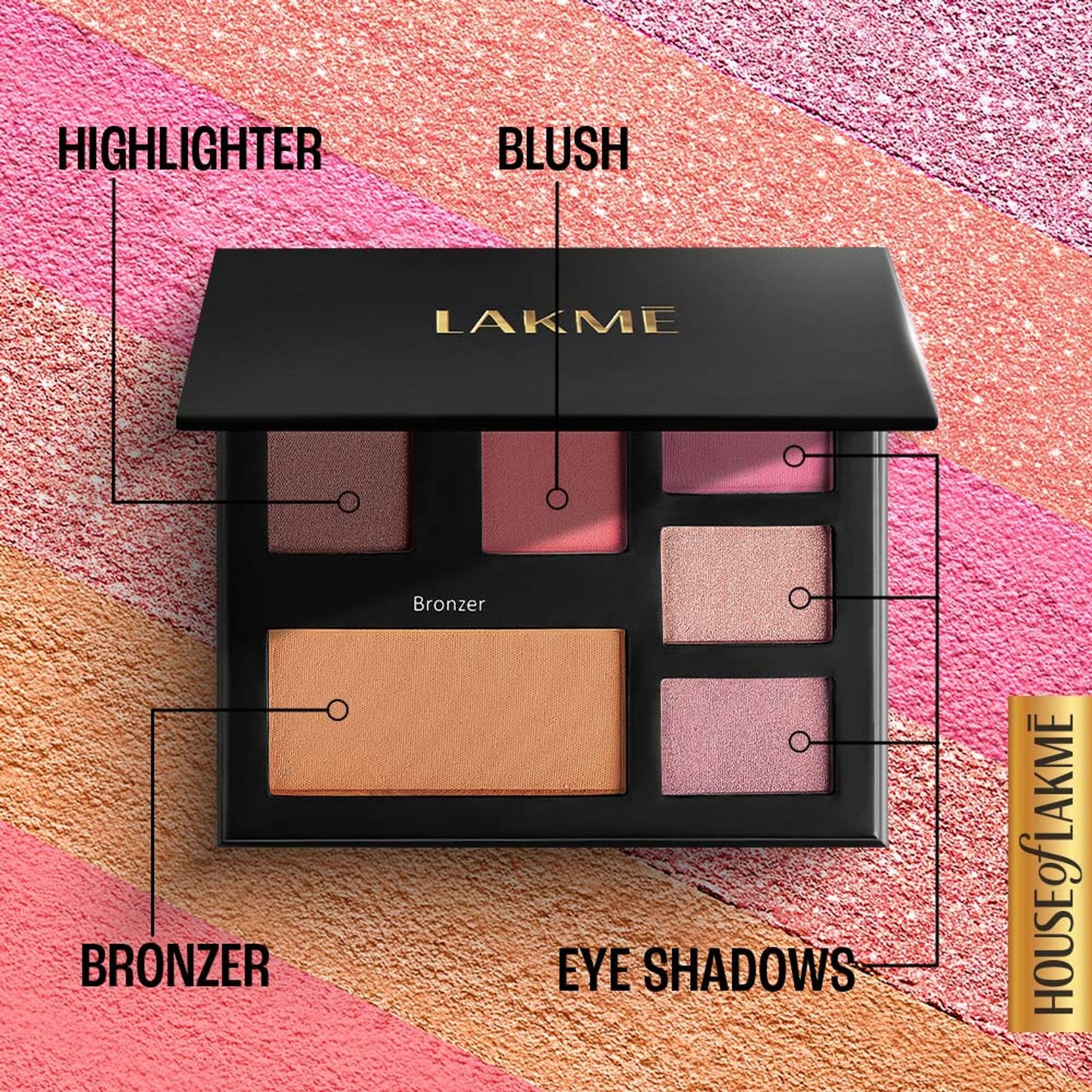 Lakme Glitterati Face Palette - Day Queen