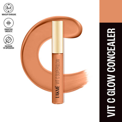 Lakme Vitamin C Superglow Concealer with 1 % Vit C - Cinnamon