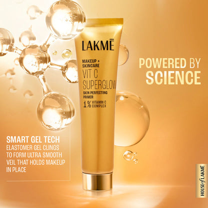Lakme Vitamin C Superglow Skin Perfecting Primer With 1 % Vit C, Matte Finish