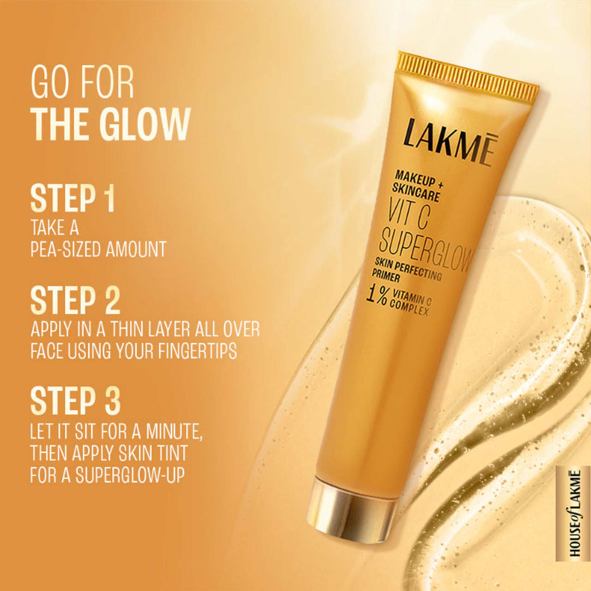 Lakme Vitamin C Superglow Skin Perfecting Primer With 1 % Vit C, Matte Finish