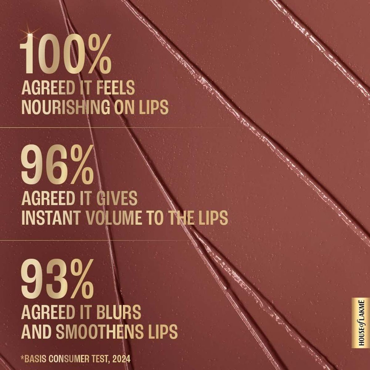 Lakme Ultimate Glam Satin Matte Lipstick - Nude Muse
