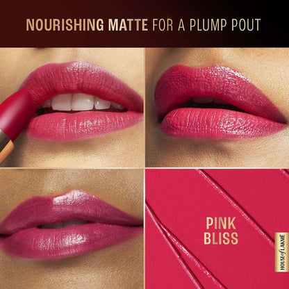 Lakme Ultimate Glam Satin Matte Lipstick - Pink Bliss