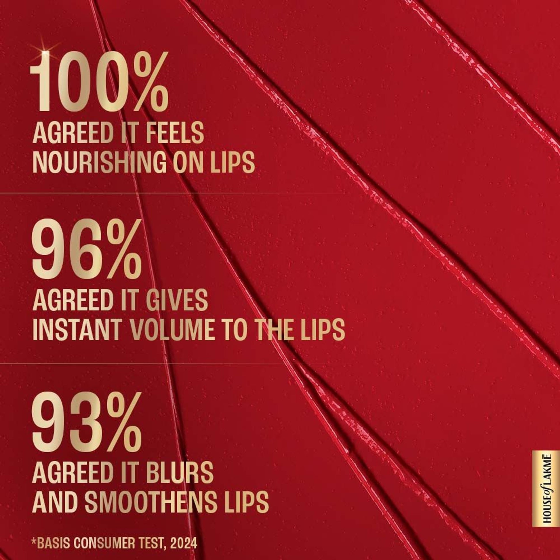 Lakme Ultimate Glam Satin Matte Lipstick - Bold Red