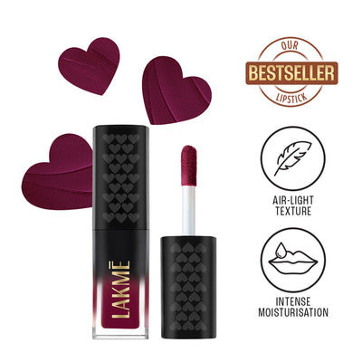 Lakme Xtraordin - Airy Lip Mousse - Dark Cherry