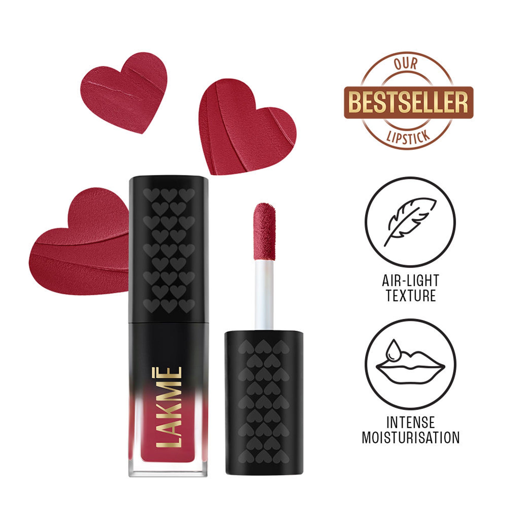 Lakme Xtraordin - Airy Lip Mousse - Crimson Sky