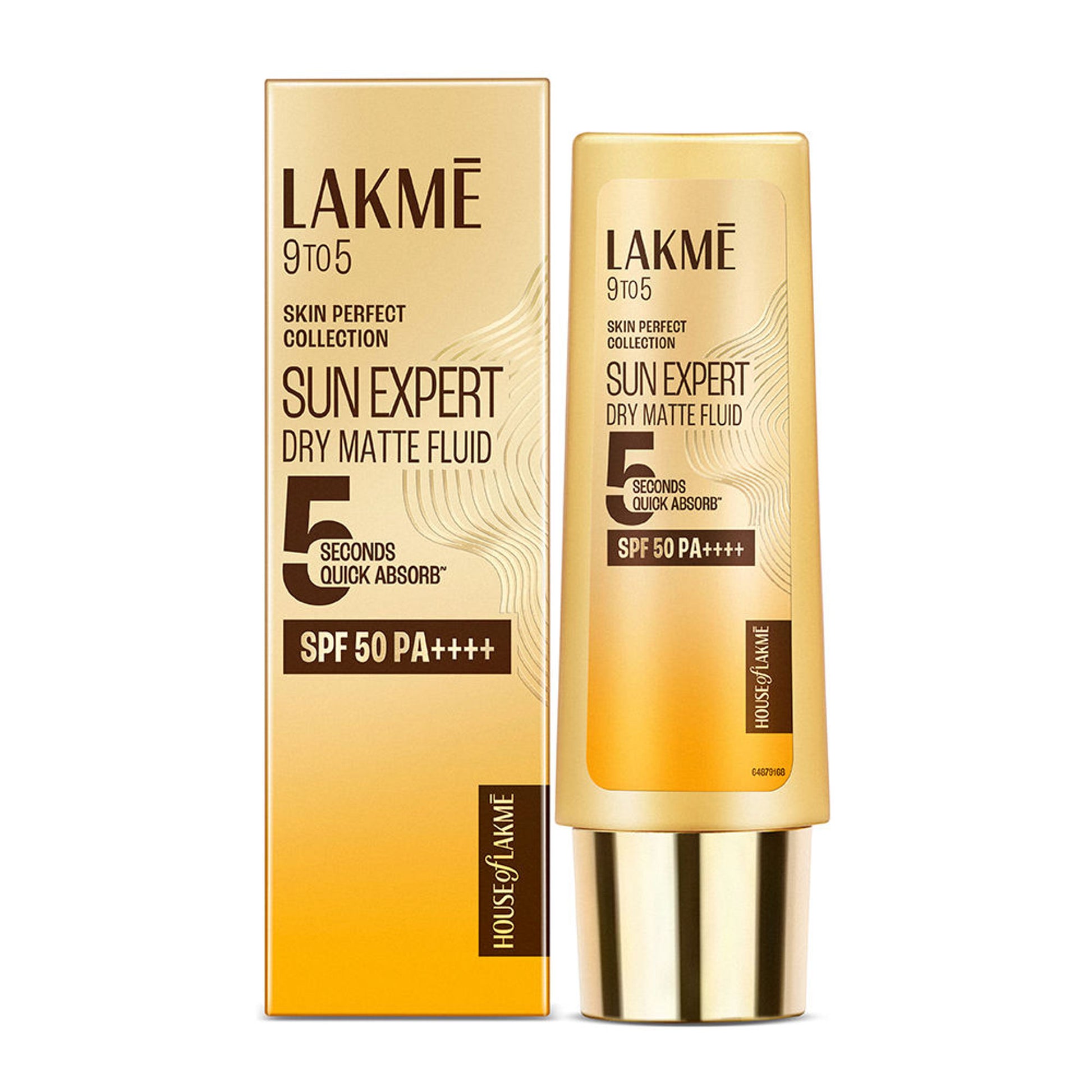 Lakme Fluid SPF 50 PA++++ In-Vivo Tested Sunscreen With 1% Niacinamide & Ceramide, for Oily Skin