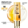 Lakme Fluid SPF 50 PA++++ In-Vivo Tested Sunscreen With 1% Niacinamide & Ceramide, for Oily Skin