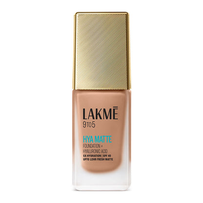 Lakme 9to5 Hya Matte Foundation + Hyaluronic Acid - Neutral Honey