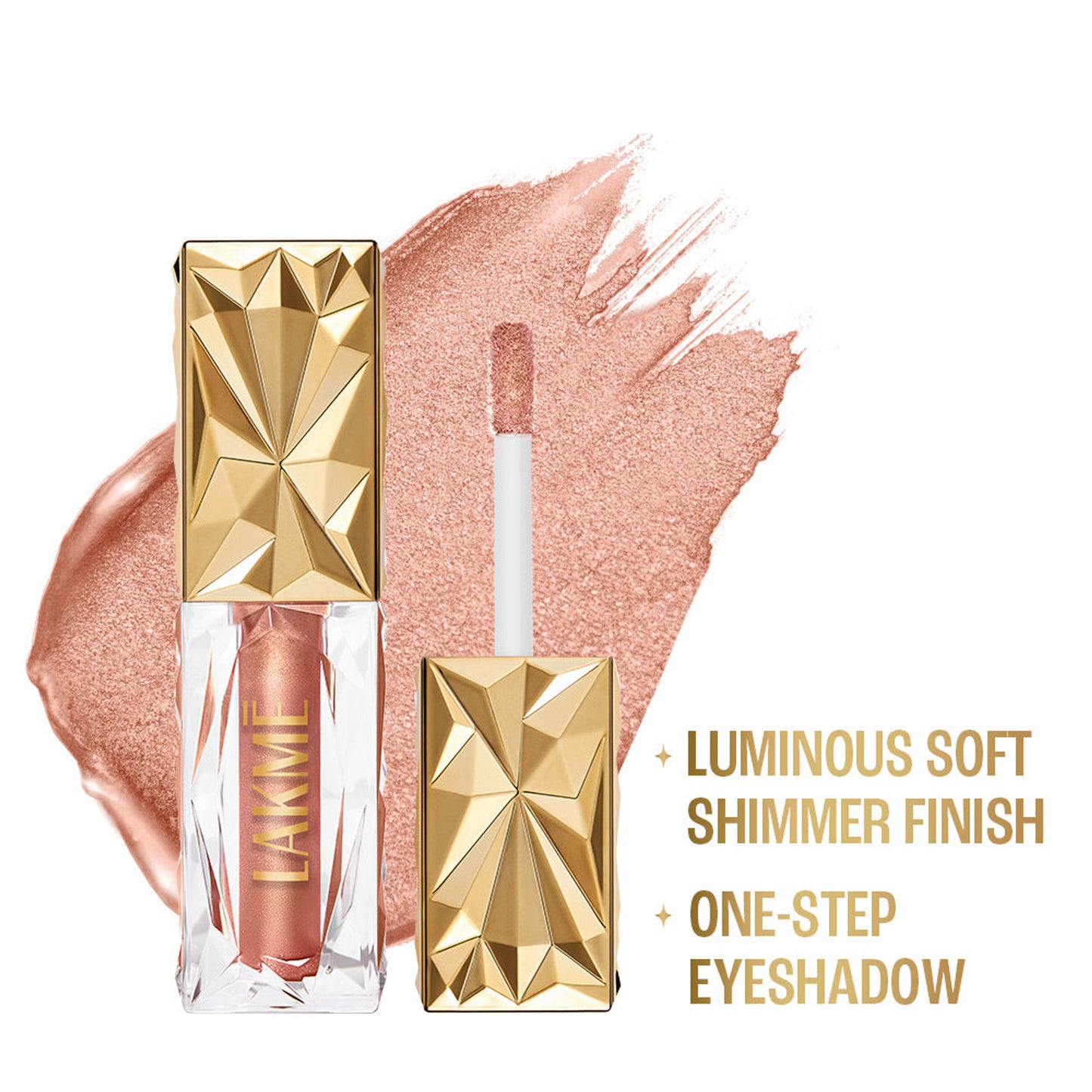 Lakme Be-jewel Satin Eye Tint |One-Step Liquid Eyeshadow - Quartz