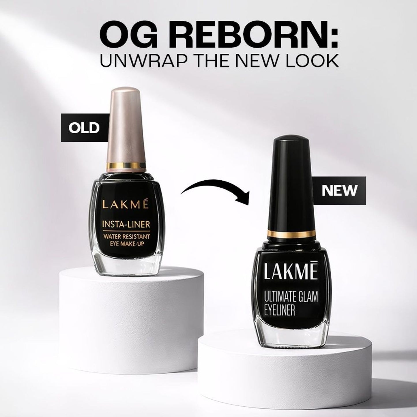 Lakme Ultimate Glam Eye Liner, Semi Matte - Black