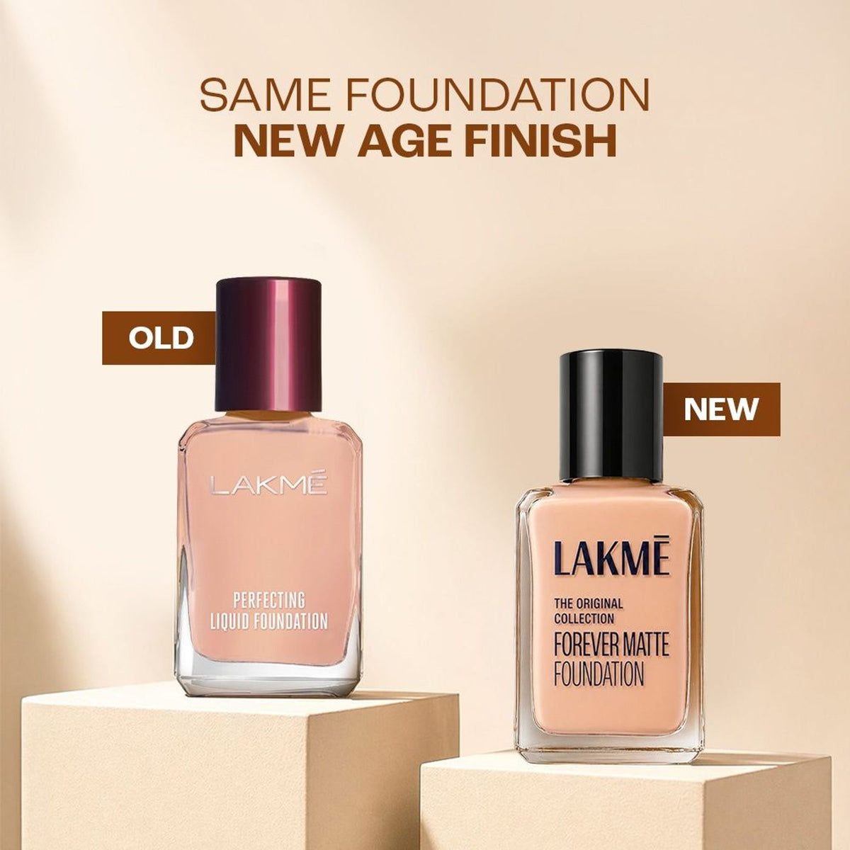 Lakme Forever Matte Foundation For Superior Coverage, Vit E, Lightweight & Water-Resist - Pearl