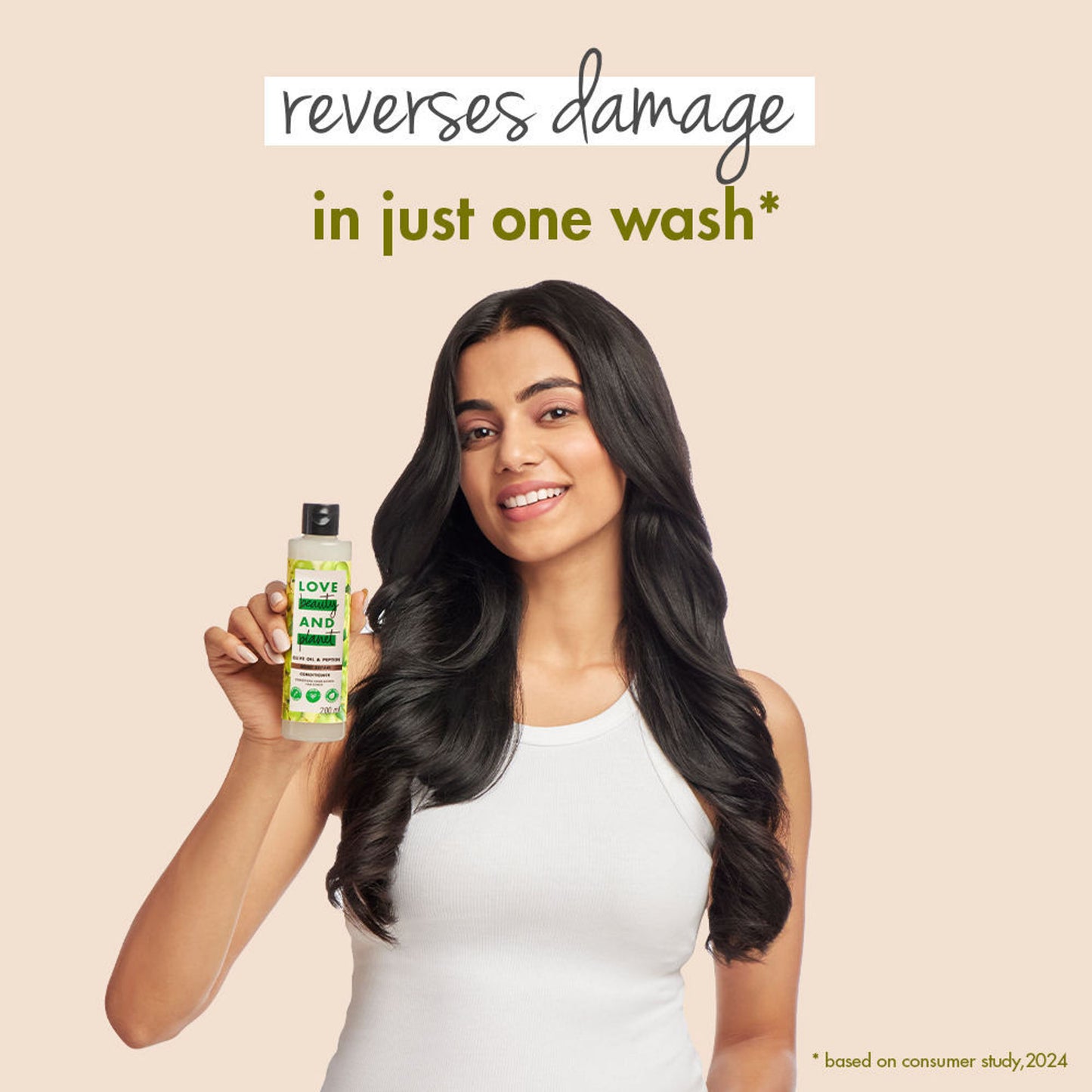 Love Beauty & Planet Bond Repair Conditioner With Olive Oil & Peptide For Damanged Hair