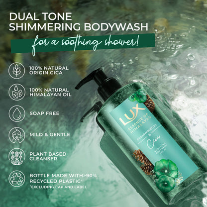 Lux Essence Of Himalayas Cedarwood Oil & Cica Soothing Body Wash