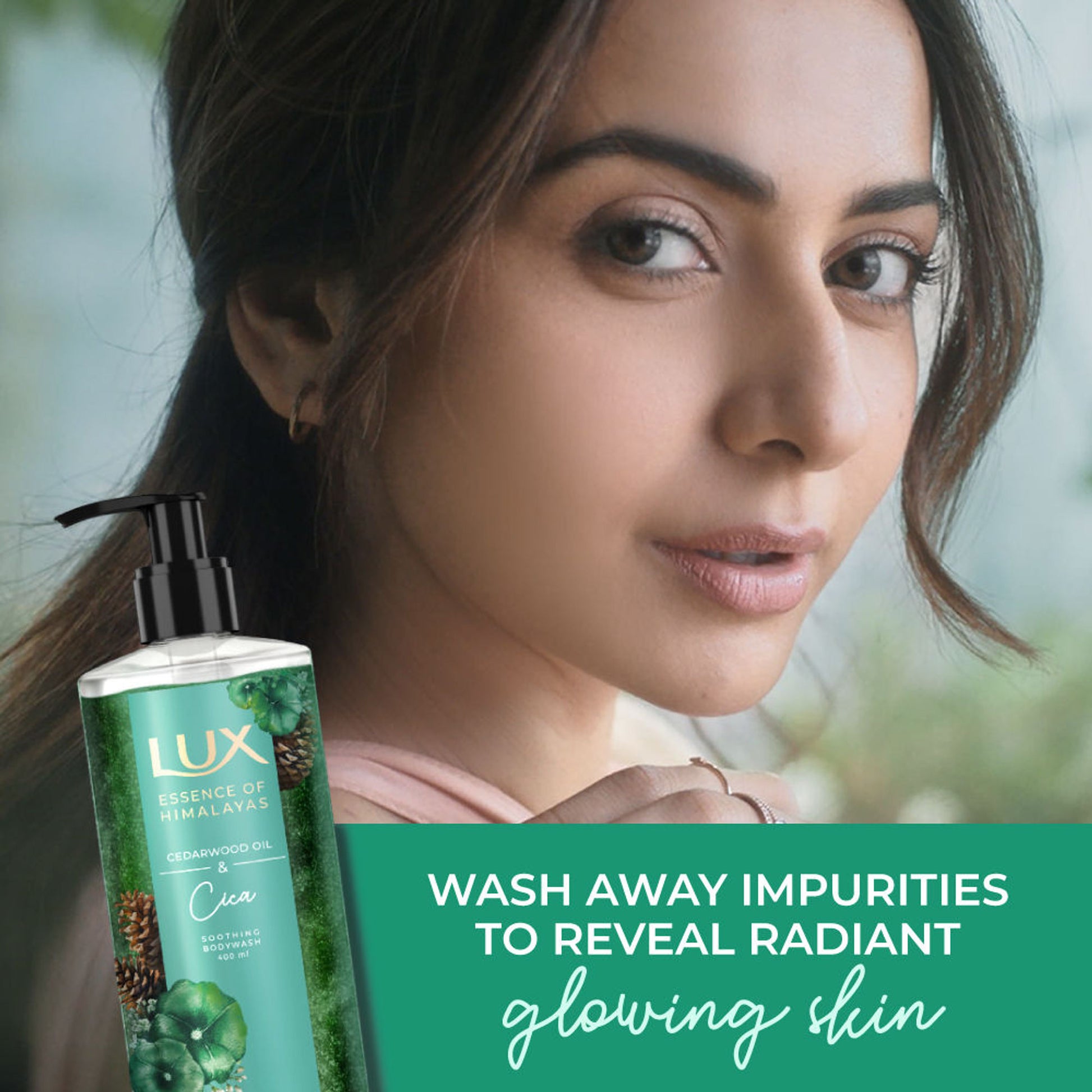 Lux Essence Of Himalayas Cedarwood Oil & Cica Soothing Body Wash