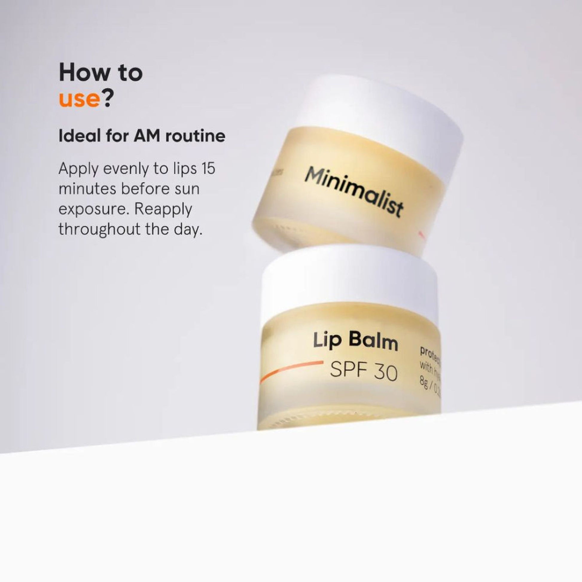 Minimalist SPF 30 Lip Balm