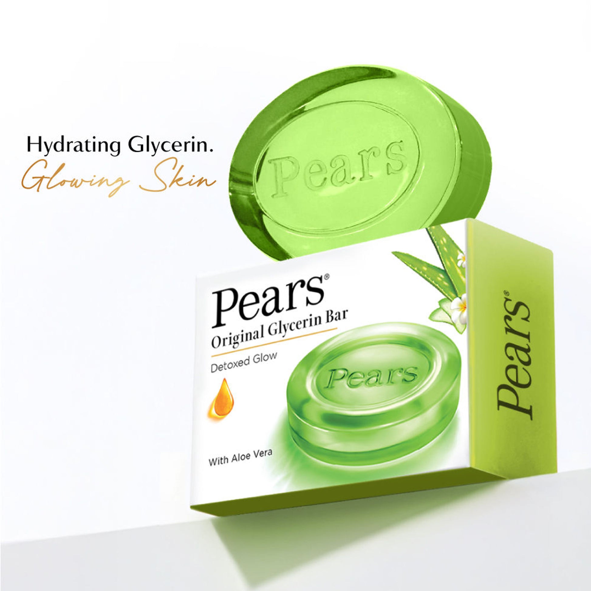 Pears Naturale Aloe Vera Detoxifying Soap Bar - Pack Of 4