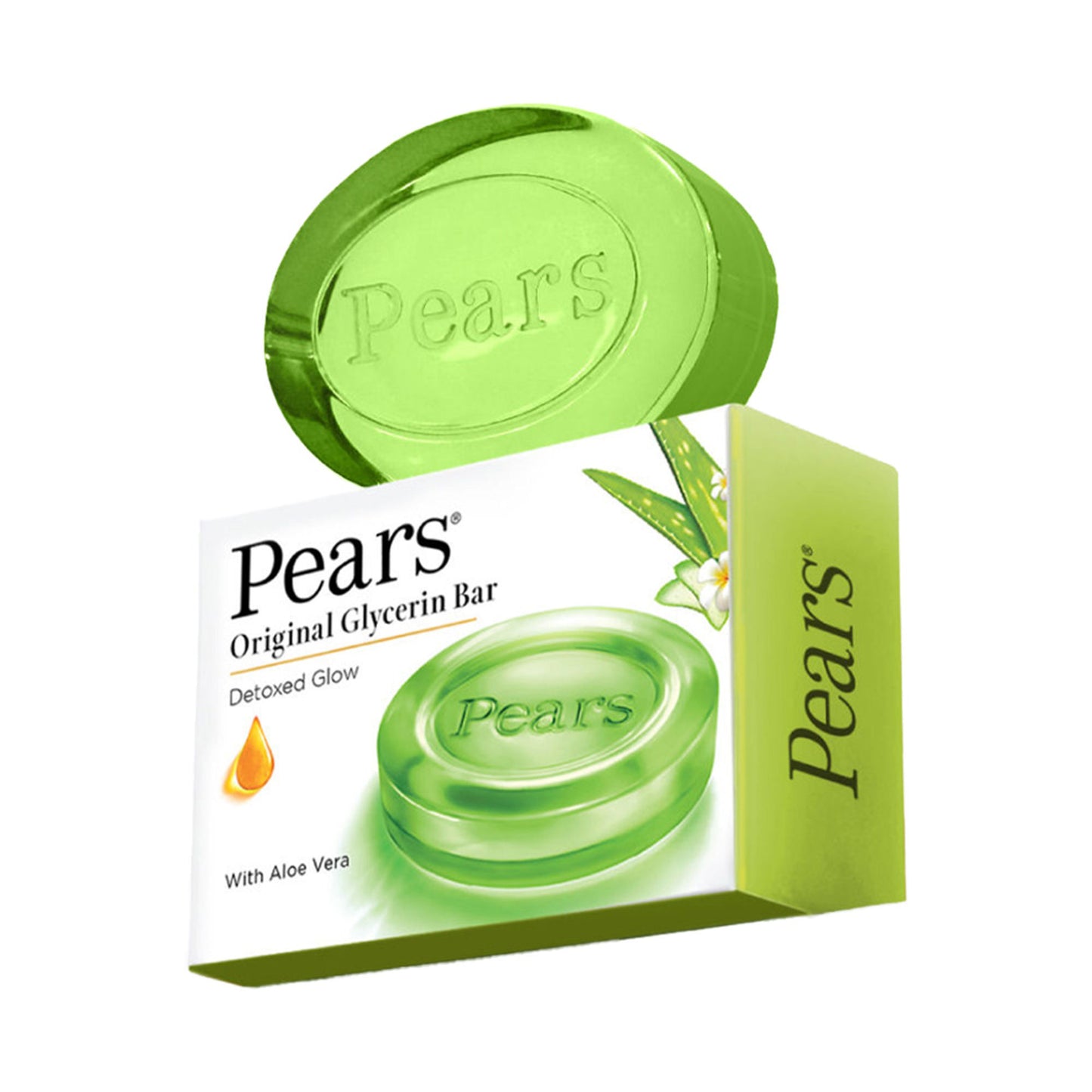 Pears Naturale Aloe Vera Detoxifying Soap Bar - Pack Of 4