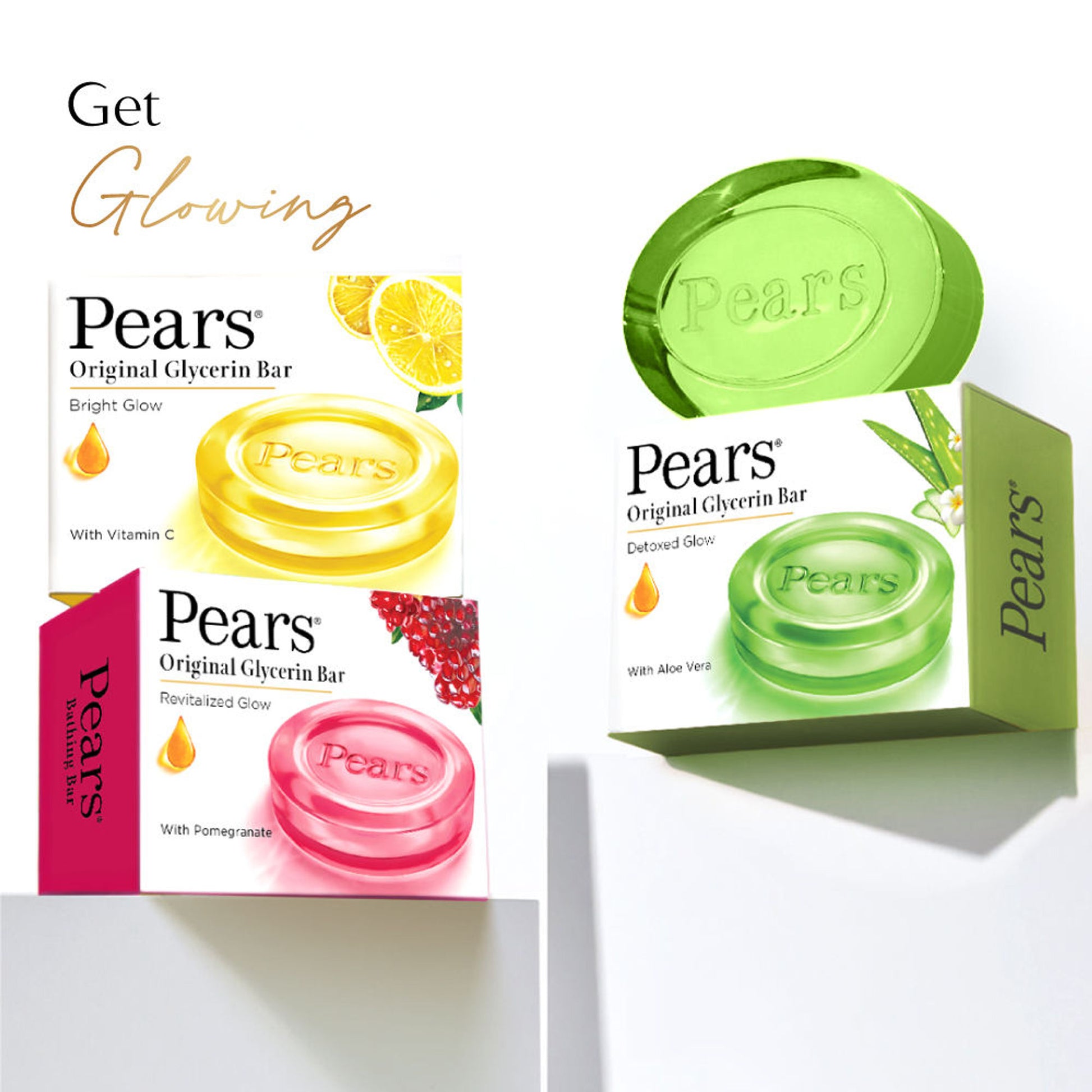 Pears Naturale Aloe Vera Detoxifying Soap Bar - Pack Of 4